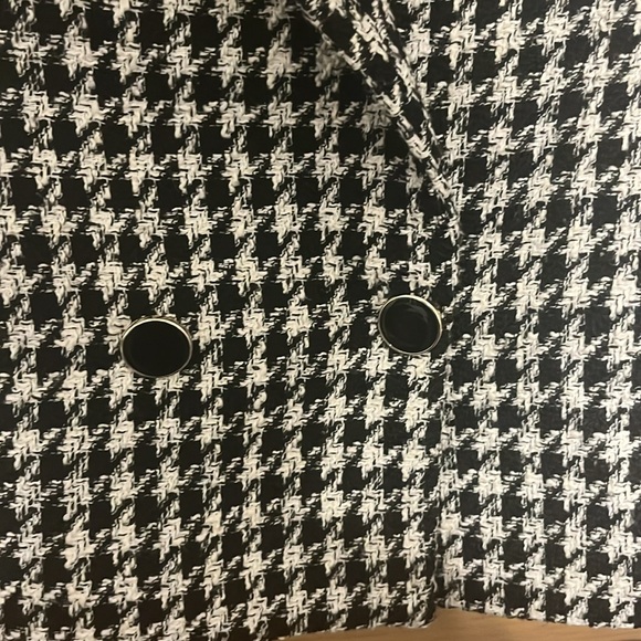 Maison d’amelie houndstooth cropped blazer size 10 - Picture 3 of 4